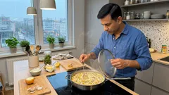 Lavash-Röllchen mit Hackfleisch in 20 Minuten: schnelles Pfannenrezept mit Sauerrahmsoße