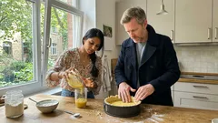 Saftiger Limonenkuchen mit Mürbeteig: das einfache Rezept wie aus dem Café