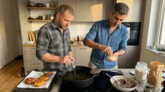 Knusprige Teigkugeln aus Hefeteig mit Hähnchenleber und Herzen einfach selbst gemacht