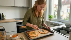 Weiche Karotten retten: einfache Karotten-Fladen aus dem Ofen statt Tortilla