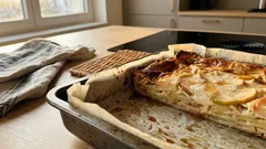 Faule Apfeltorte mit Lavash: schnelles Rezept ohne Teigstress